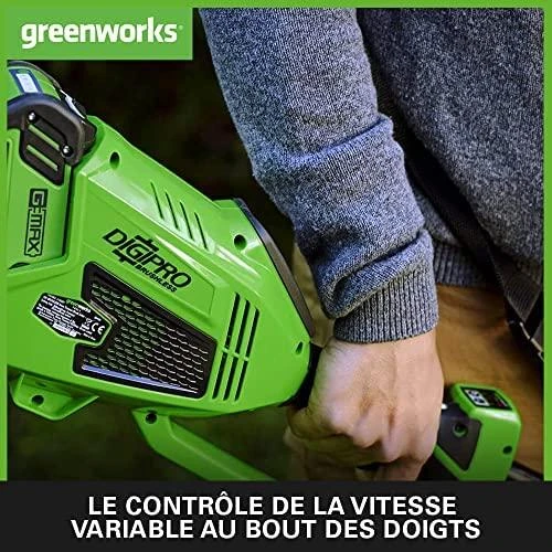 Greenworks žoliapjovė ir krūmapjovė GD40BC 40 cm 40V, be akumuliatoriaus ir kroviklio