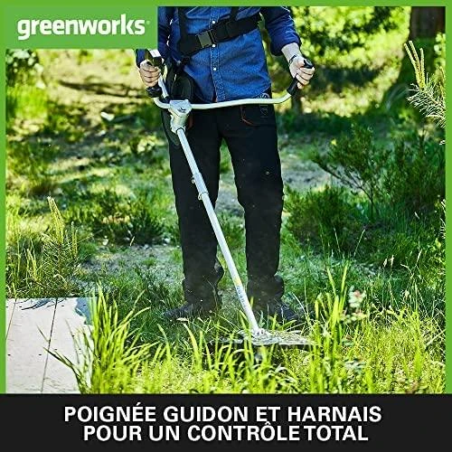 Žoliapjovė - trimeris Greenworks GD40BCB; 40 V (be akumuliatoriaus ir pakrovėjo)
