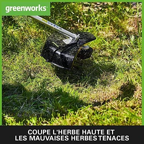 Žoliapjovė - trimeris Greenworks GD40BCB; 40 V (be akumuliatoriaus ir pakrovėjo)