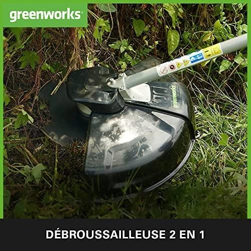 Žoliapjovė - trimeris Greenworks GD40BCB; 40 V (be akumuliatoriaus ir pakrovėjo)