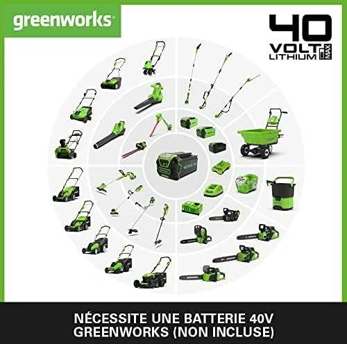 Kultivatorius Greenworks G40TL; 40 V (be akumuliatoriaus ir pakrovėjo)