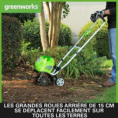 Kultivatorius Greenworks G40TL; 40 V (be akumuliatoriaus ir pakrovėjo)