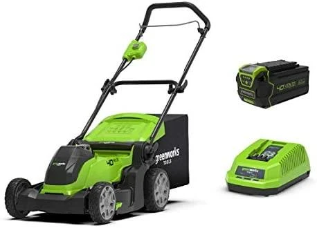 Greenworks G40LM41K4 žoliapjovė  41cm 40V (su 4Ah akumuliatoriumi ir krovikliu)