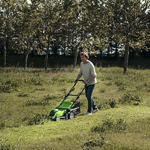 Greenworks G40LM41K4 žoliapjovė  41cm 40V (su 4Ah akumuliatoriumi ir krovikliu)