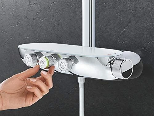 Grohe Dušo sistema SmartControl 360 Duo, su rankiniu dušu chromas 26250000
