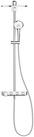 Grohe SmartControl Euphoria Duo 310 termostatinė dušo sistema, chromas/balta