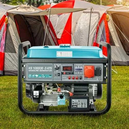 KÖNNER & SÖHNEN Benzininis Generatorius 7,5kW 230/400V KS 10000E-3 ATS