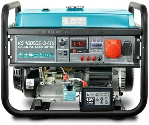KÖNNER & SÖHNEN Benzininis Generatorius 7,5kW 230/400V KS 10000E-3 ATS
