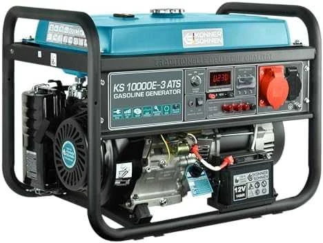 KÖNNER & SÖHNEN Benzininis Generatorius 7,5kW 230/400V KS 10000E-3 ATS