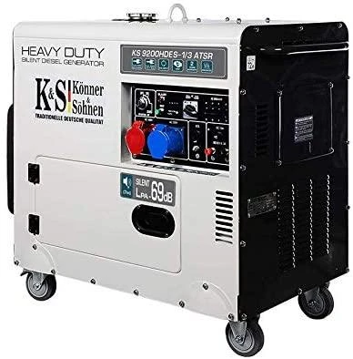 KÖNNER & SÖHNEN dyzelinis generatorius 7,0 kW 230 / 400 V KS 9200HDES-1/3 ATSR (EURO V)