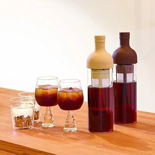Gertuvė Šaltos kavos buteliukas Hario, 650 ml – Kreminis