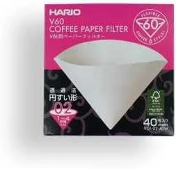 Hario V60 popieriniai filtrai 02 dydžio pakuotė