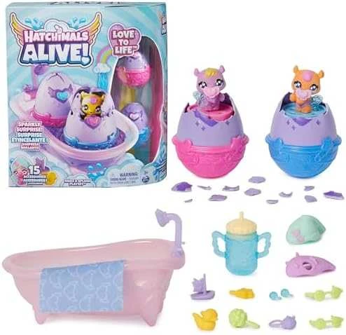 Žaislinis figurėlių rinkinys Hatchimals Alive! Hungry Hatchimals