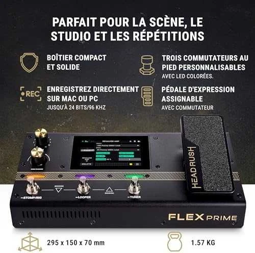 Headrush Flex Prime -multiefektiprosessori