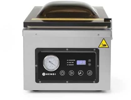 Kamerinė vakuuminio pakavimo mašina su alyvos siurbliu 410mm 1000W PROFI LINE 410 Hendi 201442