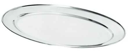 Plieninis padėklas mėsai ir šaltiems gabalams, ovalus, ilgis 40 cm - Hendi 404409