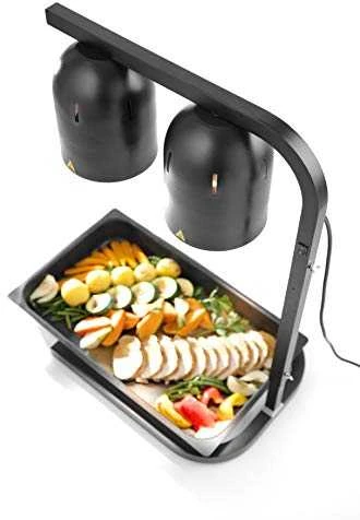 Šildymo lempa gruzdintoms bulvytėms šildyti, juoda, 500 W - Hendi 273913