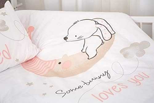 MCU Little Bunny Junior Sengetøj 100x135 cm - 100 procent bomuld