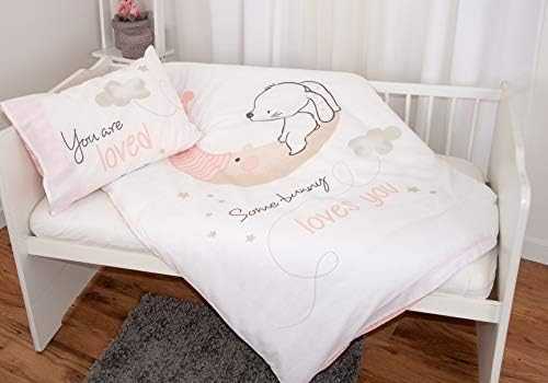 MCU Little Bunny Junior Sengetøj 100x135 cm - 100 procent bomuld