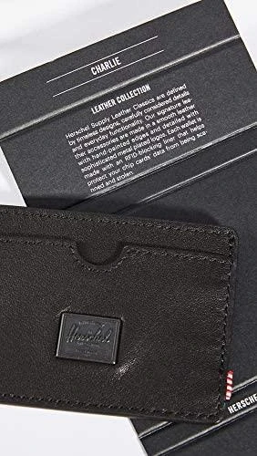 Herschel Charlie Piniginė 10845-00001 Juoda Vienas dydis