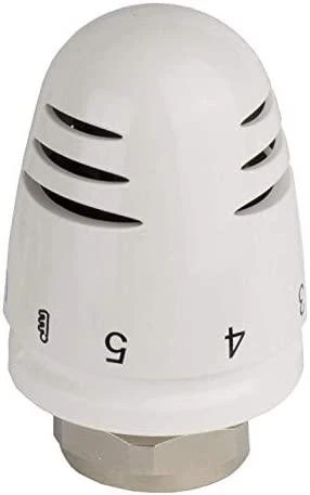 Termostatinė galva HERZ MINI, M28x1.5, balta spalva