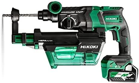Perforatorius Hikoki DH36DPEWEZ; 36 V; 3,2 J; SDS-plus; 2x2,5 Ah akum.