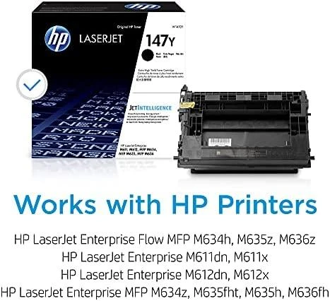 Hewlett Packard (HP) HP tonerio kasetė 147Y juoda (W1470Y)