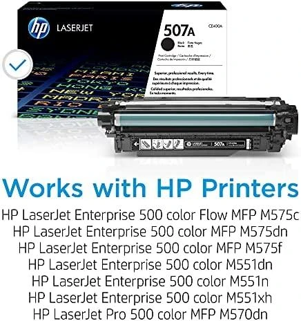 Hewlett Packard (HP) HP 507A LJ Enterprise 500 M551/M575 series Toneris Juodas (5500psl.)