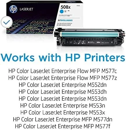Hewlett Packard (HP) HP 508X didelio našumo žalsvai mėlyna LJ dažų kasetė, CF361X