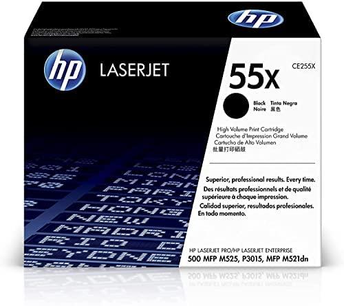 Hewlett Packard (HP) HP Toneris Juodas 55X, skirtas P3015 LaserJet Dvigubas paketas (12 500 puslapių)