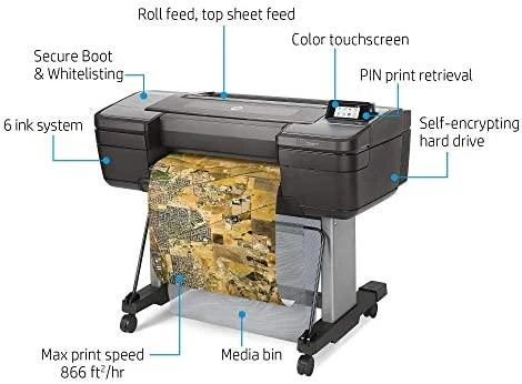 Hewlett Packard (HP) Spausdintuvas HP T8W15A#B19 Juoda