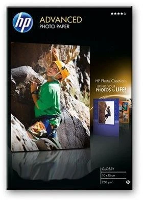Hewlett Packard (HP) HP Advanced Photo Paper blizgus 25 lapų 10x15 cm be paraščių