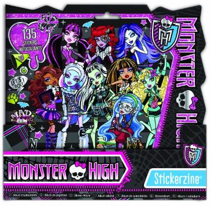 TM Toys MONSTER HIGH STICKER ALBUM 135 STICKERS TM 7+