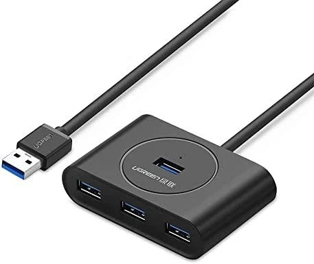 UGREEN USB 3.0 HUB 4in1 0.5m juodas
