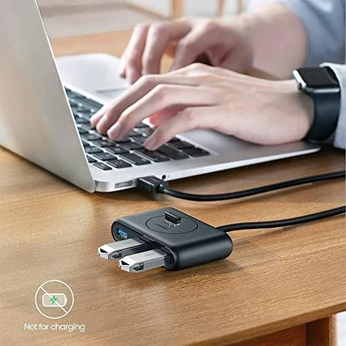 UGREEN USB 3.0 HUB 4in1 0.5m juodas