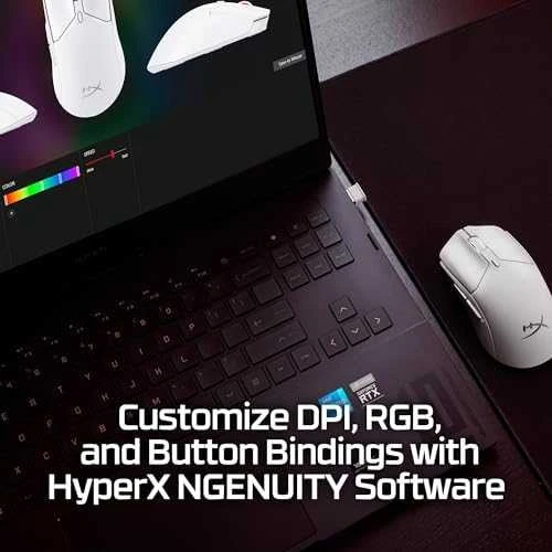 Hewlett Packard (HP) HP HyperX Pulsefire Haste 2 Mini Wireless Juodas Pelė žaidimams