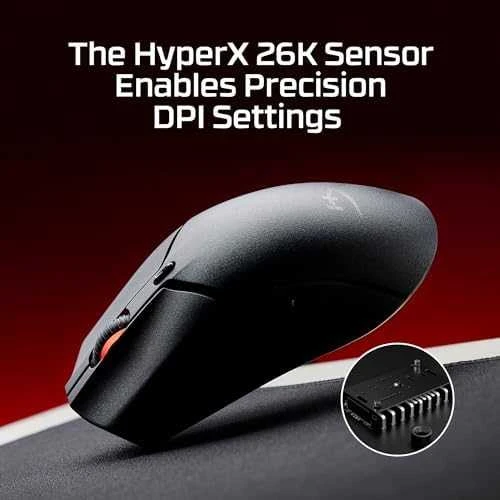 Hewlett Packard (HP) HP HyperX Pulsefire Haste 2 Mini Wireless Juodas Pelė žaidimams
