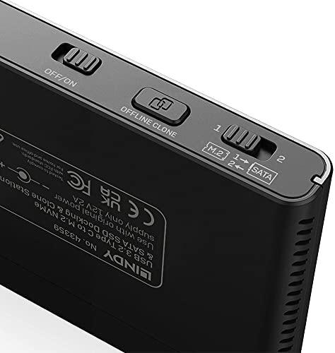 I/O DOKAS IR KLONO STOTIS/USB3.2 Į M.2&SATA 43359 LINDY