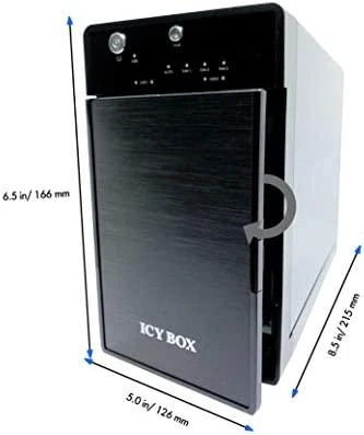 Raidsonic | ICY BOX | Išorinė dviguba RAID sistema, skirta 3,5" SATA I/II/III HDD su USB 3.0 ir eSATA | SATA | USB 3.0 | 3,5"