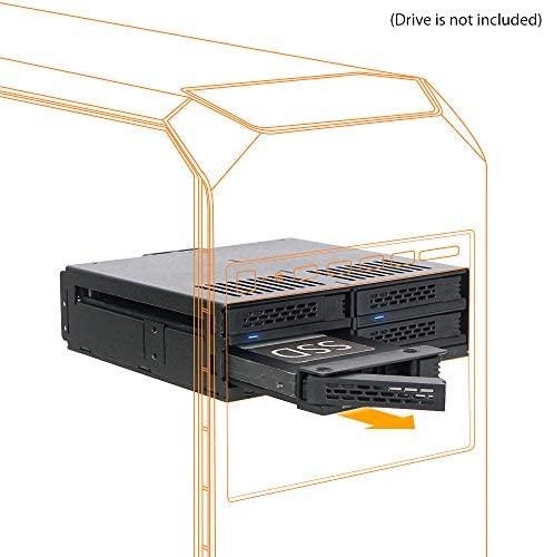 Carruzzo Icy Dock MB326SP-B diskų masyvas 0 TB Stovas (1U) Juoda