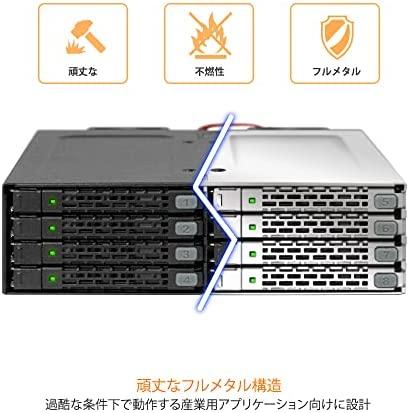 „Icy Dock“ 8 x 2,5 colio SATA / SAS – „Mini-SAS ToughArmor“ (MB998IP-B)