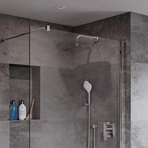 Stacionarios dušo galvos laikiklis Ideal Standard IdealRain, iš sienos 300 mm, chromuota