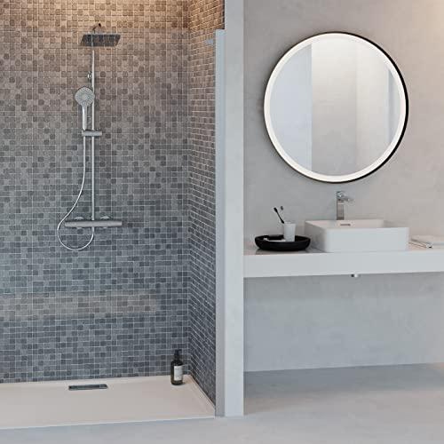 Stacionari dušo sistema Ideal Standard Ceratherm T100, Evo Diamond 200x200 mm galva ir rankiniu dušu, chrom