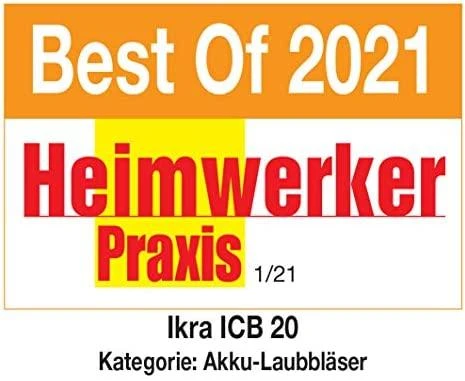 Akumuliatorinis lapų pūstuvas 20V 2Ah Ikra Mogatec ICB 20