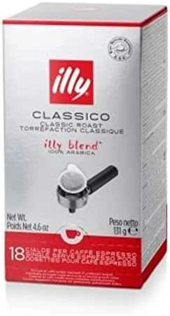 ​Illy Classico Medium Roast E.S.E. kavos pagalvėlės