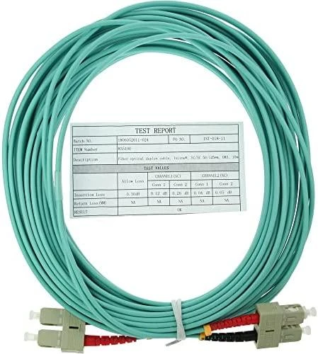 InLine Fiber Optic Patchcord SC/SC, 50/125 µm, OM3 15m (83515O)
