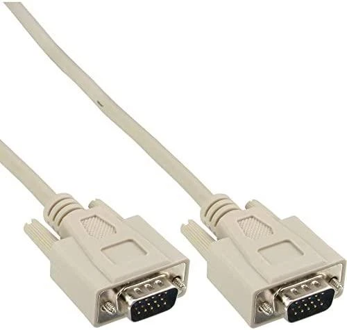Kabelis InLine D-Sub (VGA) - D-Sub (VGA) 10m balta (17712E)