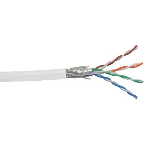 InLine Patch laidas SF/UTP, Cat.5e, AWG26, CCA, PVC, balta, 100m (72099W)