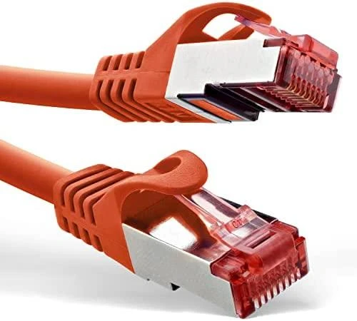 InLine Patchcord S/FTP, PiMF, Cat.6, PVC, raudona 50m (76455R)