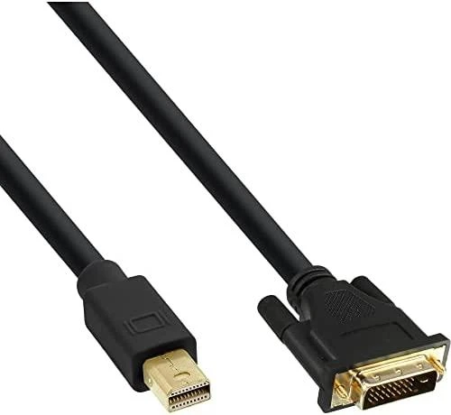Kabelis InLine DisplayPort - DVI-D 3m juoda (17223)